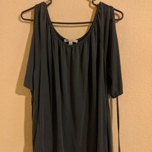 ❤️Green envelope Greyish green blouse size L